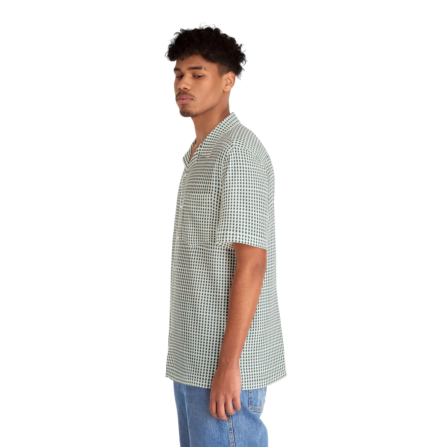 "Cold Hearted" Short Sleeve Button Up - White